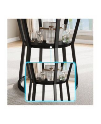 Kitchen Table 42inch Round Farmhouse Dining Table For 4 6 People Rustic Wood Kitchen Table for Dining Room