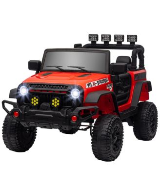 12V Kids Ride On Truck with Music Lights and Remote
