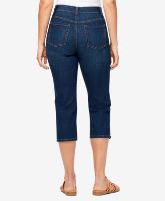 Petite Amanda High-Rise Five Pocket Capri Jeans