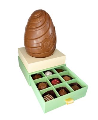 Easter Milk Chocolate Egg with Milk Chocolate Truffles, 10-Pc.