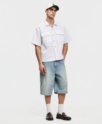 Men's Relaxed-Fit Short-Sleeve Ripstop Shirt