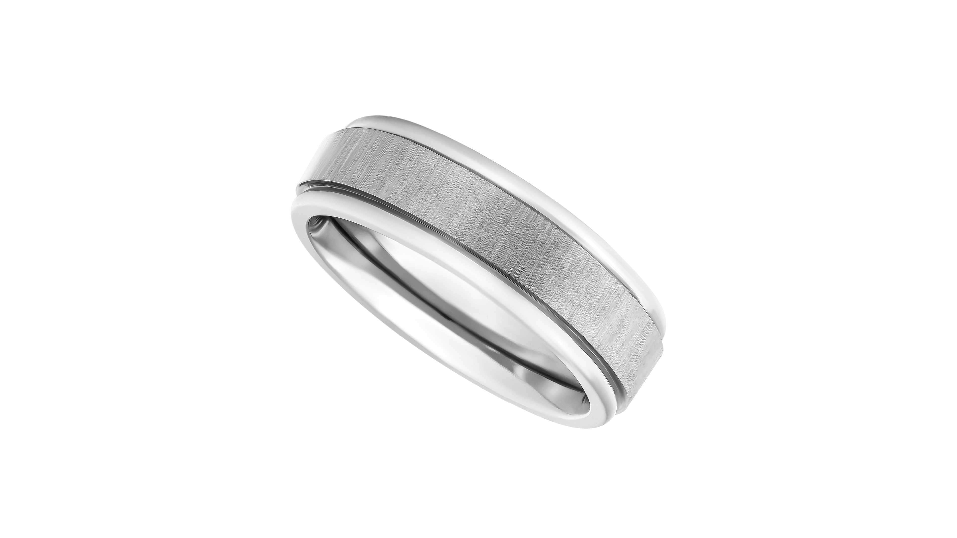 Triton Men's Titanium Ring, Comfort Fit Wedding Band