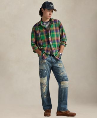 Men's Long-Sleeve Oxford Shirt