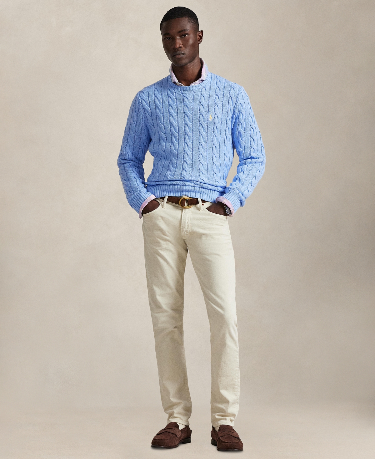 Polo Ralph Lauren Men's Cable-Knit Cotton Sweater