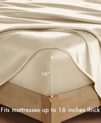 Satin Luxury 6-Pc. Sheet Set, Cal King