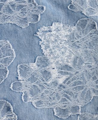 Men's Meadow Straight-Fit Floral Jacquard Jeans