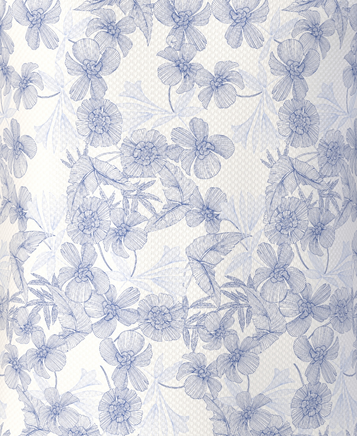 Pga Tour Men's Linear Botanical Print Polo Shirt