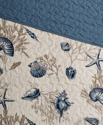 Bayside Quilted 6-Pc. Coverlet Set, King