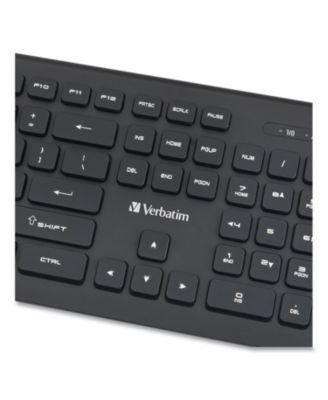 99793 Wireless Slim Keyboard, 103 Keys - Black