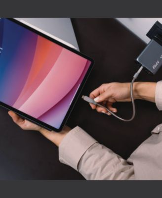 32202 100 Watts 4-Port GaN Wall Charger - Black/Gray