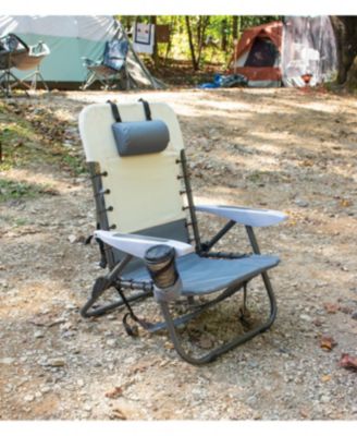 2 x 2 x 3 ft Slate Lace Up Backpack Chair