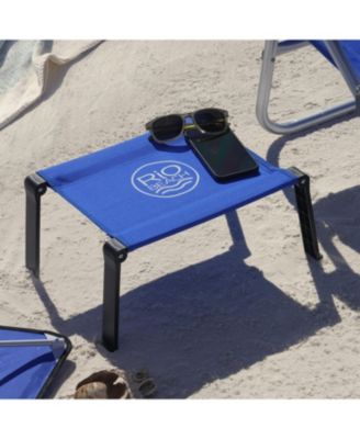 1 x 1 x 1 ft Blue Ultra Compact Fabric Folding Table