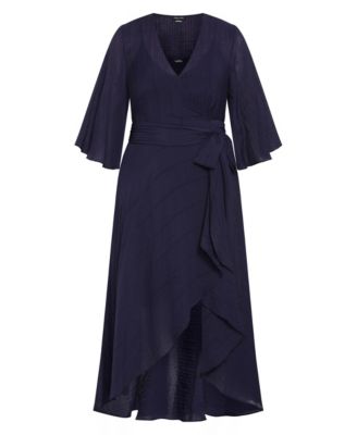 Women's Kira Ruffle Wrap Maxi Dress