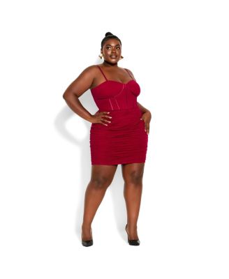 Women's Plus Size Girly Mesh Dress