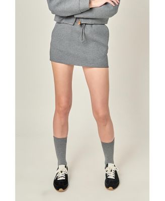 Women's French Terry Mini Skirt