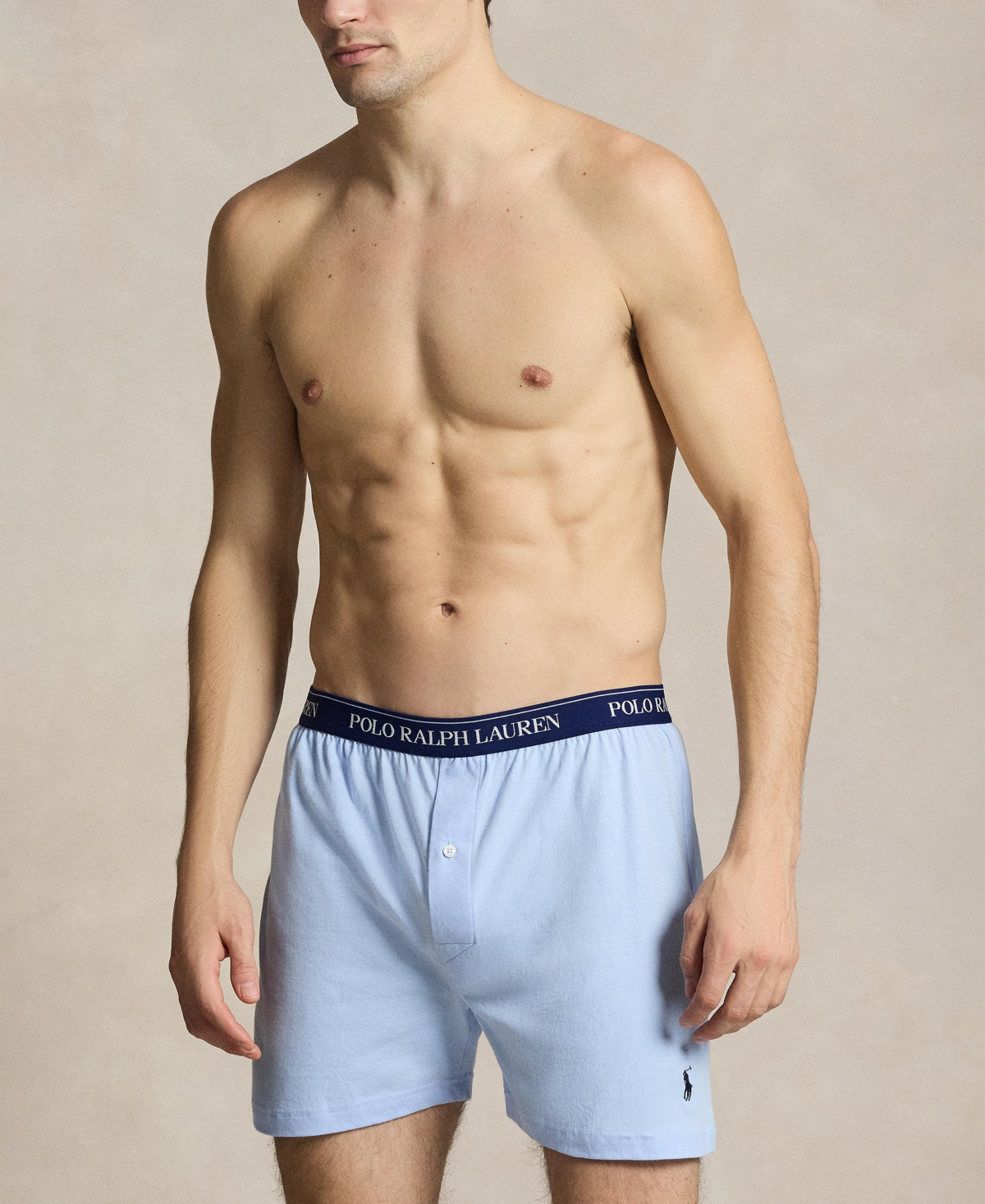 Polo Ralph Lauren Men's Classic Knit Boxer Briefs, 3-Pack Set