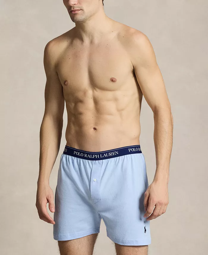 Men's Classic Knit Boxers, 3-Pack Set - thumbnail 4