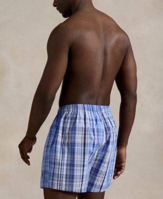 Men's Plaid Woven Boxer Briefs