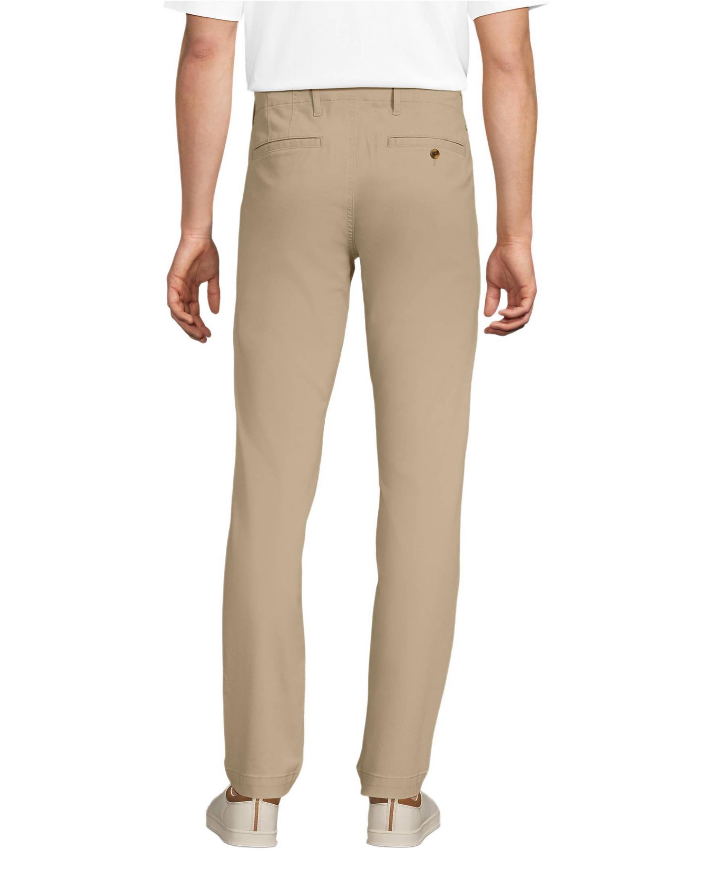 Мужские брюки Lands' End Knockabout Slim Fit Chino Pant, цвет: Пустынный рыжевато-коричневый — фото 3