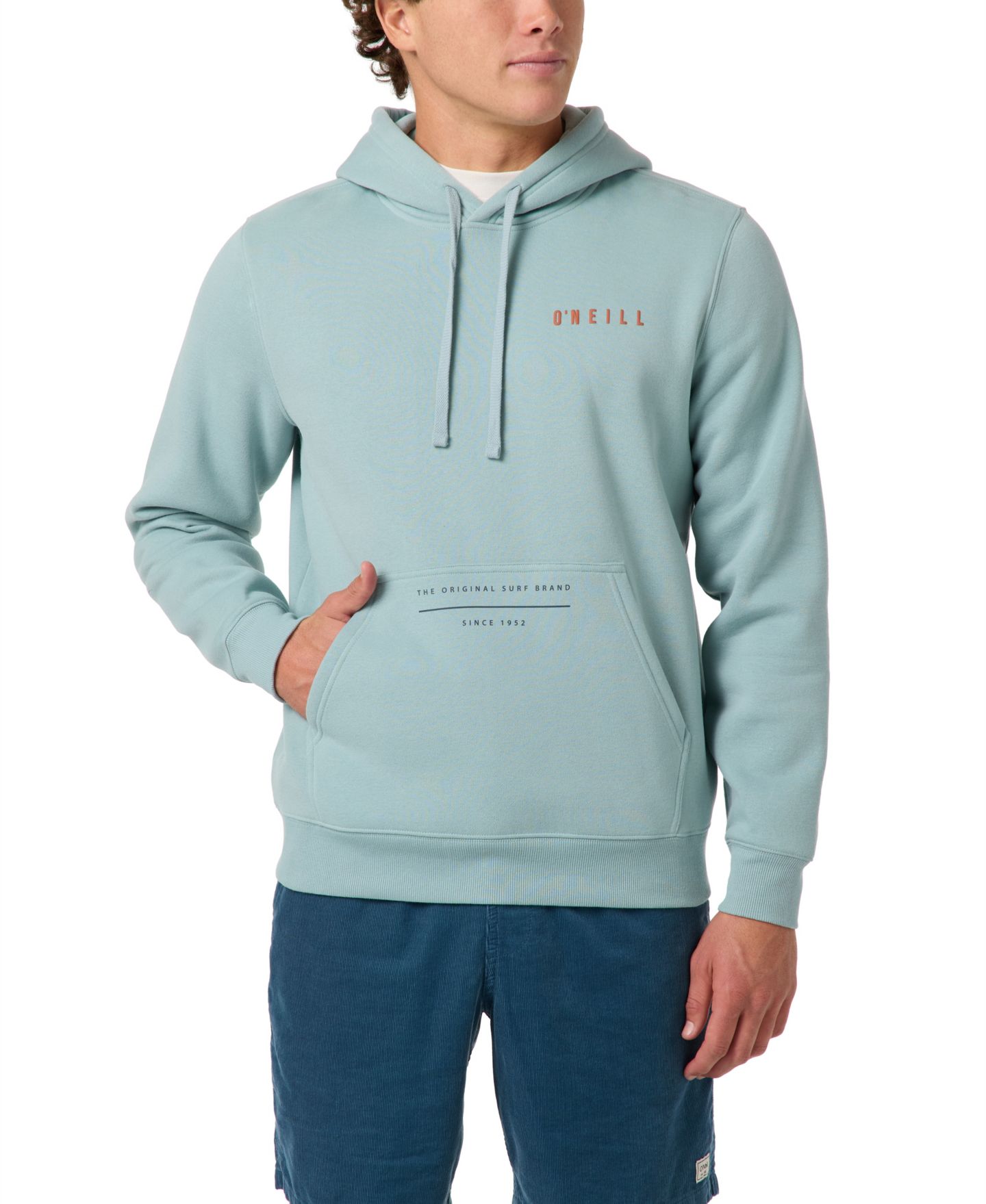 Мужское худи O'Neill Surf Sesh Long-Sleeve, цвет: Каменный синий — фото 1