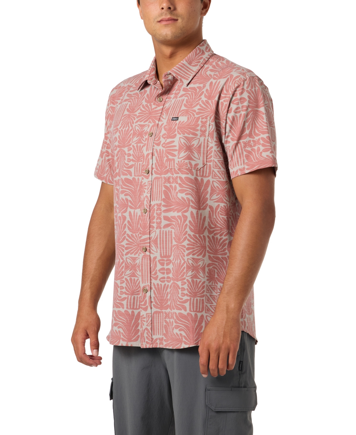 O'Neill Men's Printed Short-Sleeve Shirt