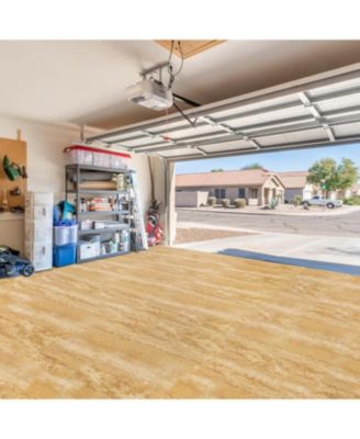 "Wood Grain Interlocking Foam Tile Mats, 12 Tiles, 48 Sq Ft for Home & Playroom"