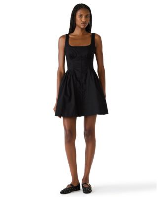 Juniors' Square Neck Short Dress