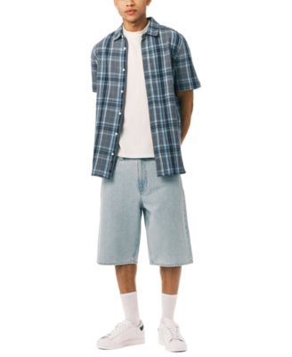 Men's Sulian Short-Sleeve Plaid Shirt