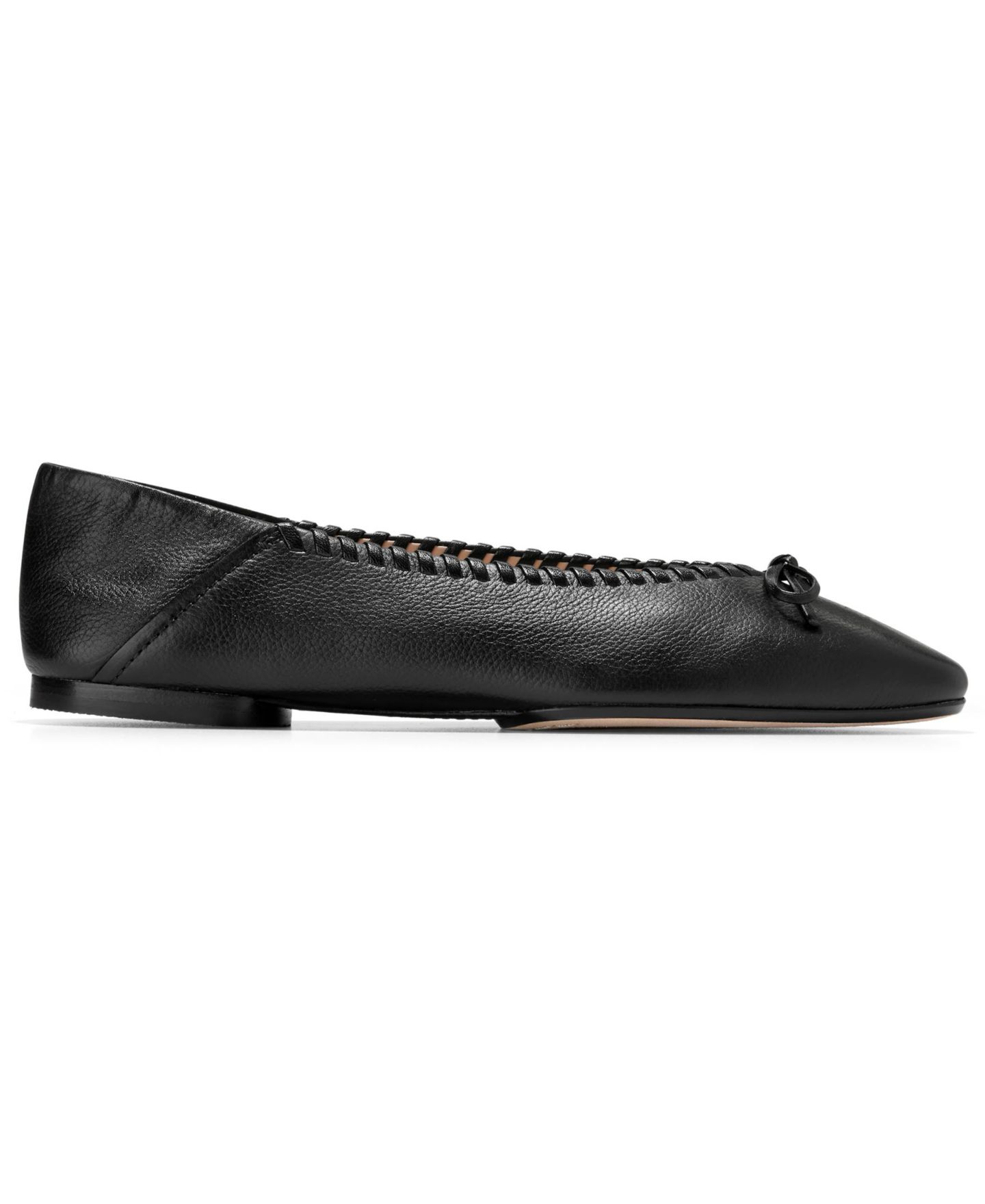 Женские дорожные балетки Cole Haan Jaya, цвет: Чёрный кожаный — фото 2