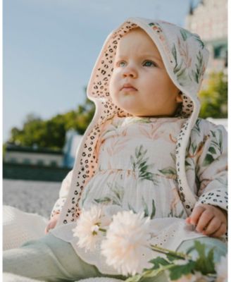 Baby Girls Muslin Tunic and Pointelle Leggings Set