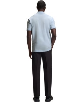 Men's Cotton-Piqu&eacute; All-Over Print Polo Shirt