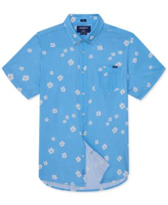 Men's Sun-Dried Blossom Resort Weave Short-Sleeve Friday Shirt
