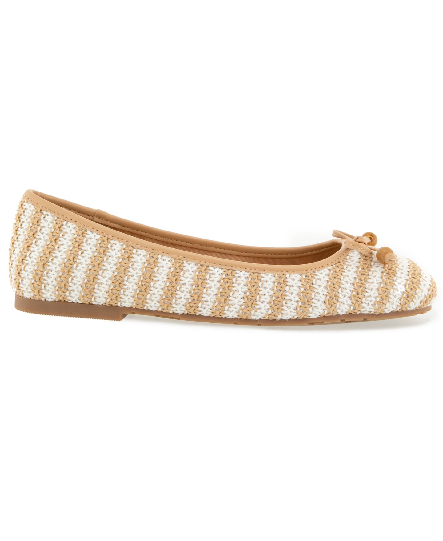 Женские балетки Kenneth Cole Reaction Elstree Ballet Flats, цвет: Натуральный полосатый — фото 2