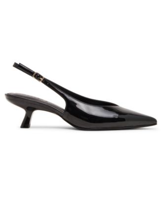 Women's Slingback Kitten-Heel Pumps