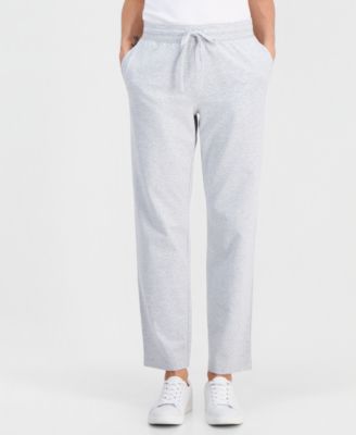 Petite Heathered Knit Drawstring Pants
