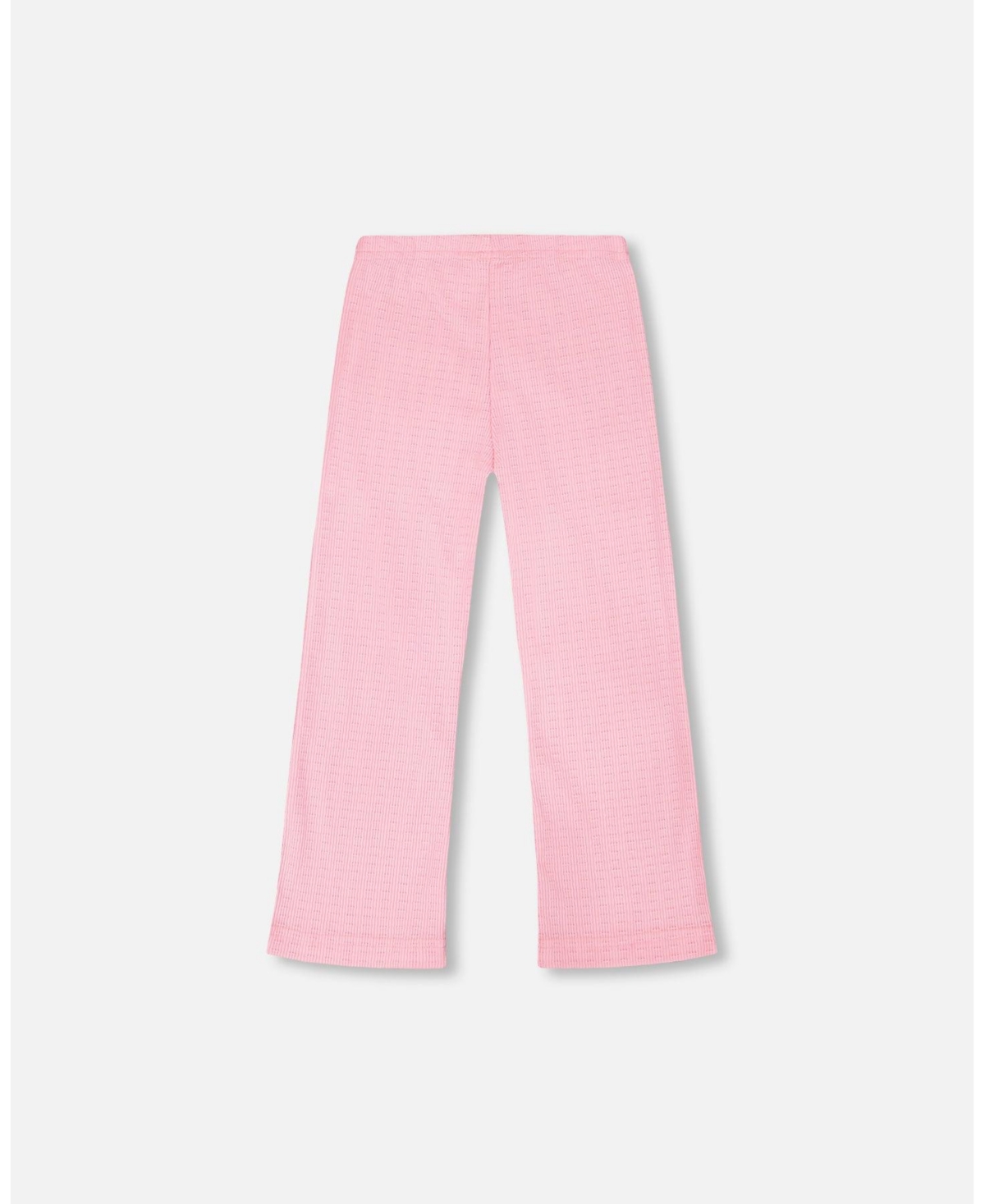 Deux par Baby Girls Crinkle Jersey Leggings Pink