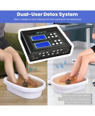 Yescom Ionic Detox Foot Bath Machine Kit w/ 12 Arrays Foot Spa Beauty Salon Pro