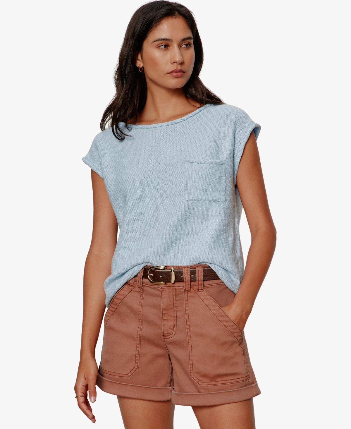 Sanctuary Women's Easy Crew Neck Sweater