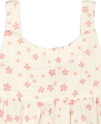 Girls' Toddler 2T-4T Floral Gauze Tunic and Capri Leggings, 2-Piece Set