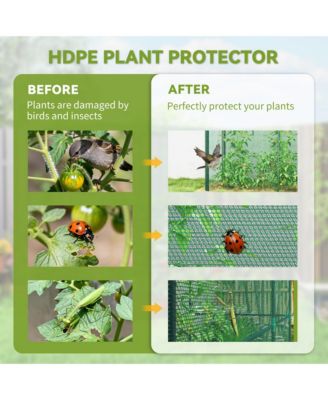 Crop Cage, 6' x 3' x 5' Large Plant Protection Tent,