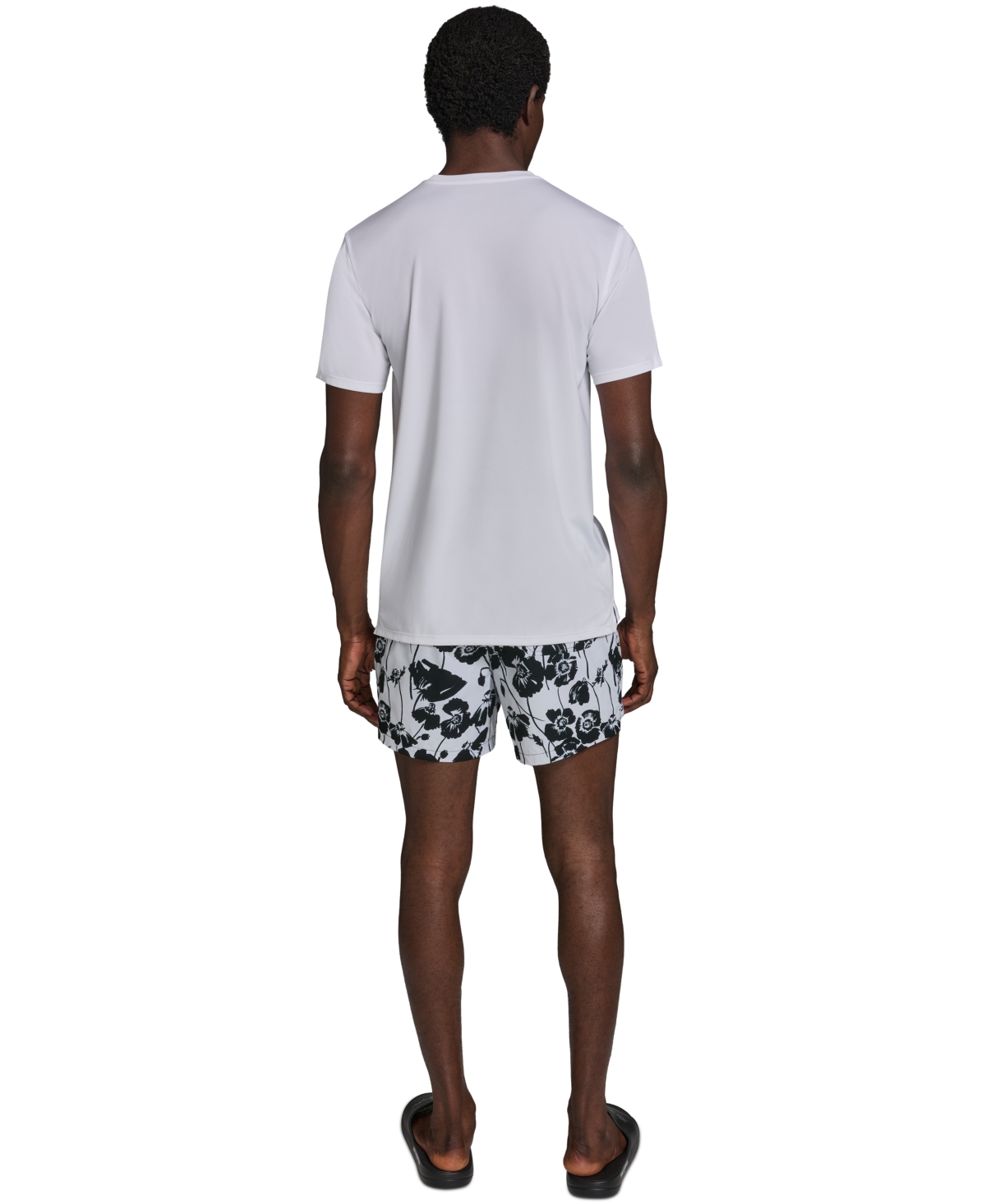 Karl Lagerfeld Paris Men's Short-Sleeve Icon Rashguard
