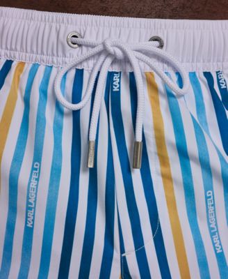 Men's Striped Volley Shorts