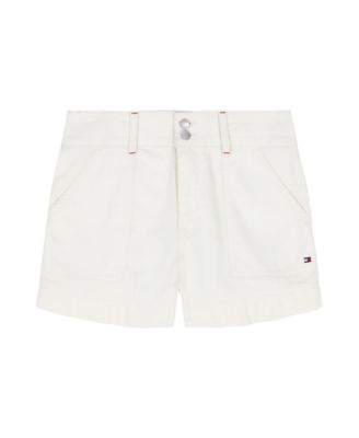 Girls' 7-16 Patch Pocket Twill Shorts
