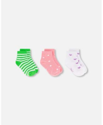 Girls Socks (3 Pairs) Striped