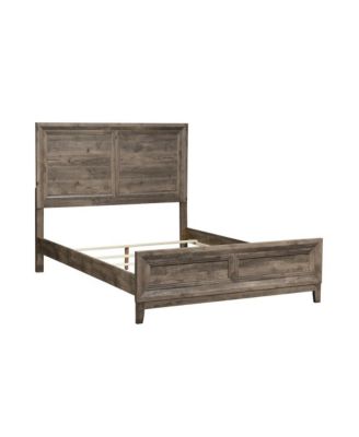 Liberty Furniture Industies Ridgecrest Queen Panel Bed in Cobblestone