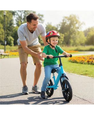 Lightweight Toddler Balance Bike No Pedal Training Bicycle-Blue
