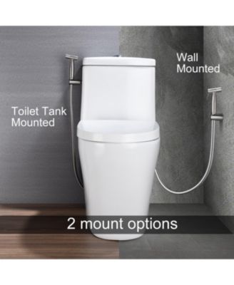 Handheld Bidet Sprayer for Toilet, Adjustable Water Pressure Jet Spray, with Bidet Hose, for Bathroom & Cloth Diaper