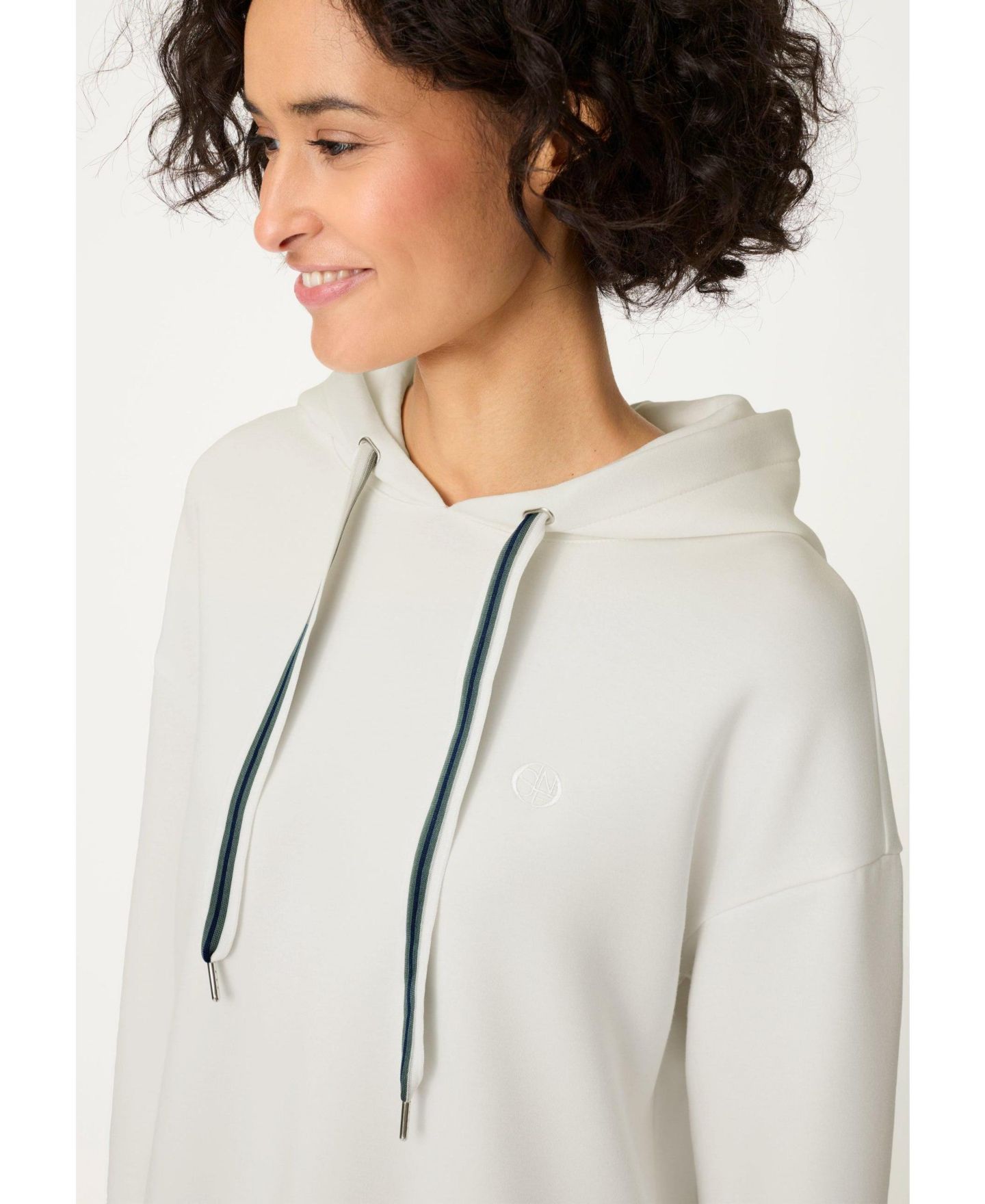 Женский топ Olsen Scuba Knit Jersey Top, цвет: Молочный белый — фото 4