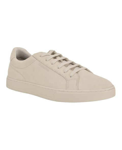 Мужские кроссовки Calvin Klein Hafkel Lace-Up, цвет: Слоновая кость замшевый