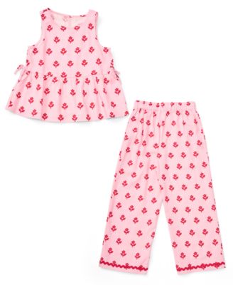 Girls' 7-16 Sleeveless Peplum Top